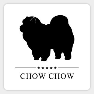 Chow Chow Black Silhouette Magnet